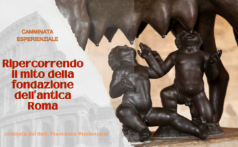 Domenica 21 aprile ore 9:30 Camminata esperienziale condotta dal dott. Francesco Prudenzano Appuntamento sotto la statua di Marco Aurelio Percorso: circa 5 km Info e prenotazioni al 3756307153