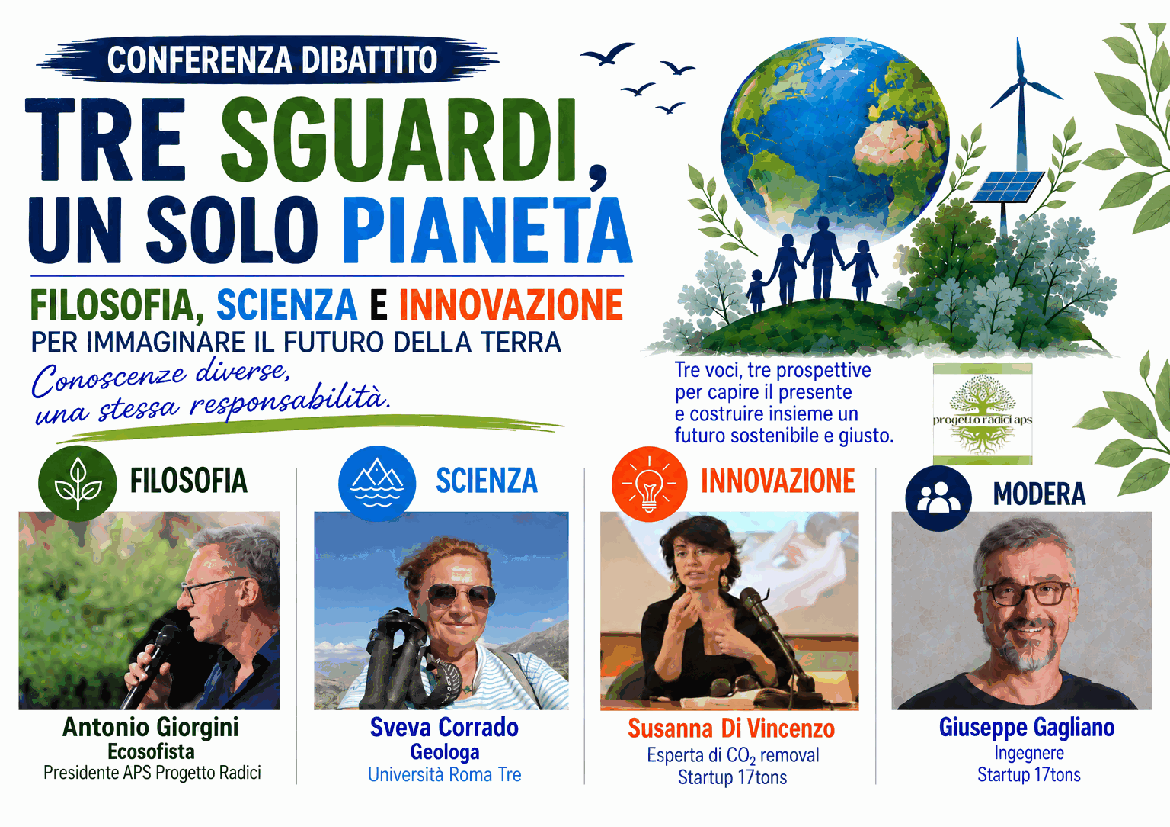 Locandina MOBYTALK: Tre sguardi, un solo pianeta